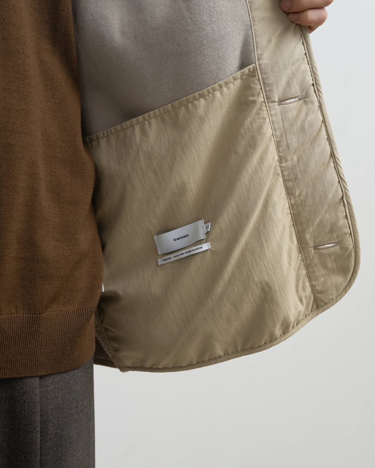Graphpaper / Wool Boa Liner Blouson (GU263-30341)
