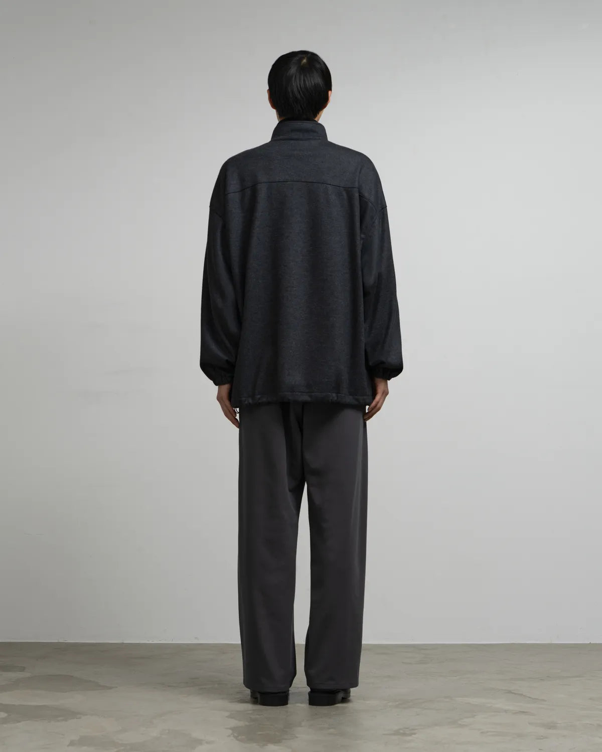 Graphpaper / Wool Smooth Flannel Track Blouson (GU263-30520B)