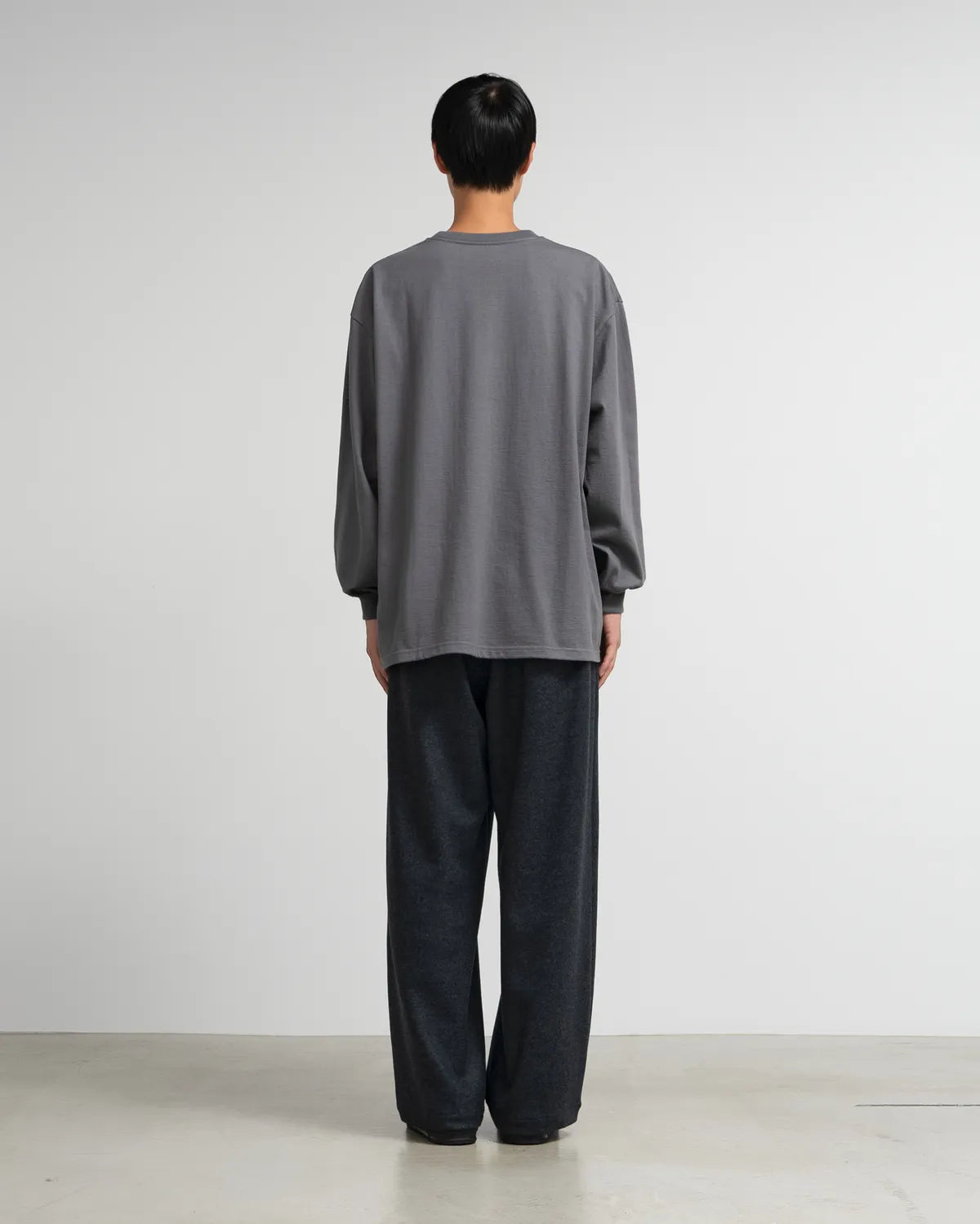 Graphpaper / Wool Smooth Flannel Easy Wide Pants (GU263-40523B)