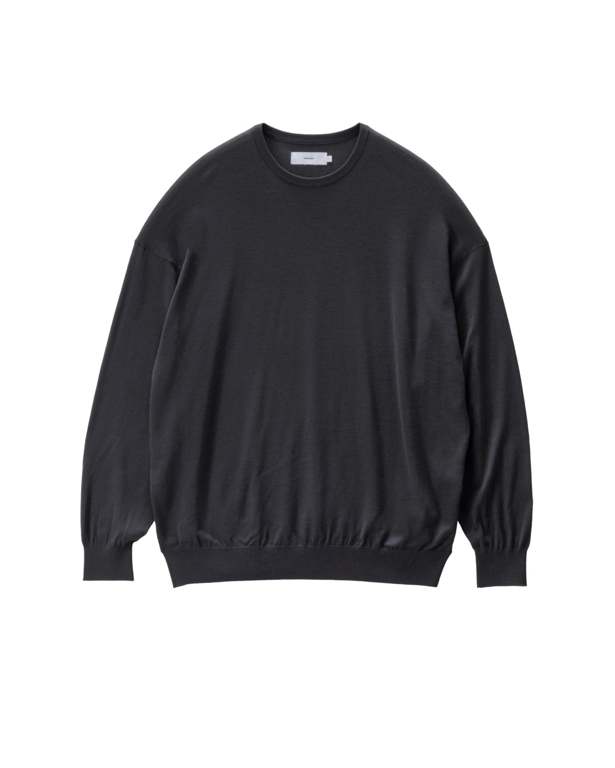 Graphpaper / High Gauge L/S Oversized Crew Neck Knit (GU263-80556B)