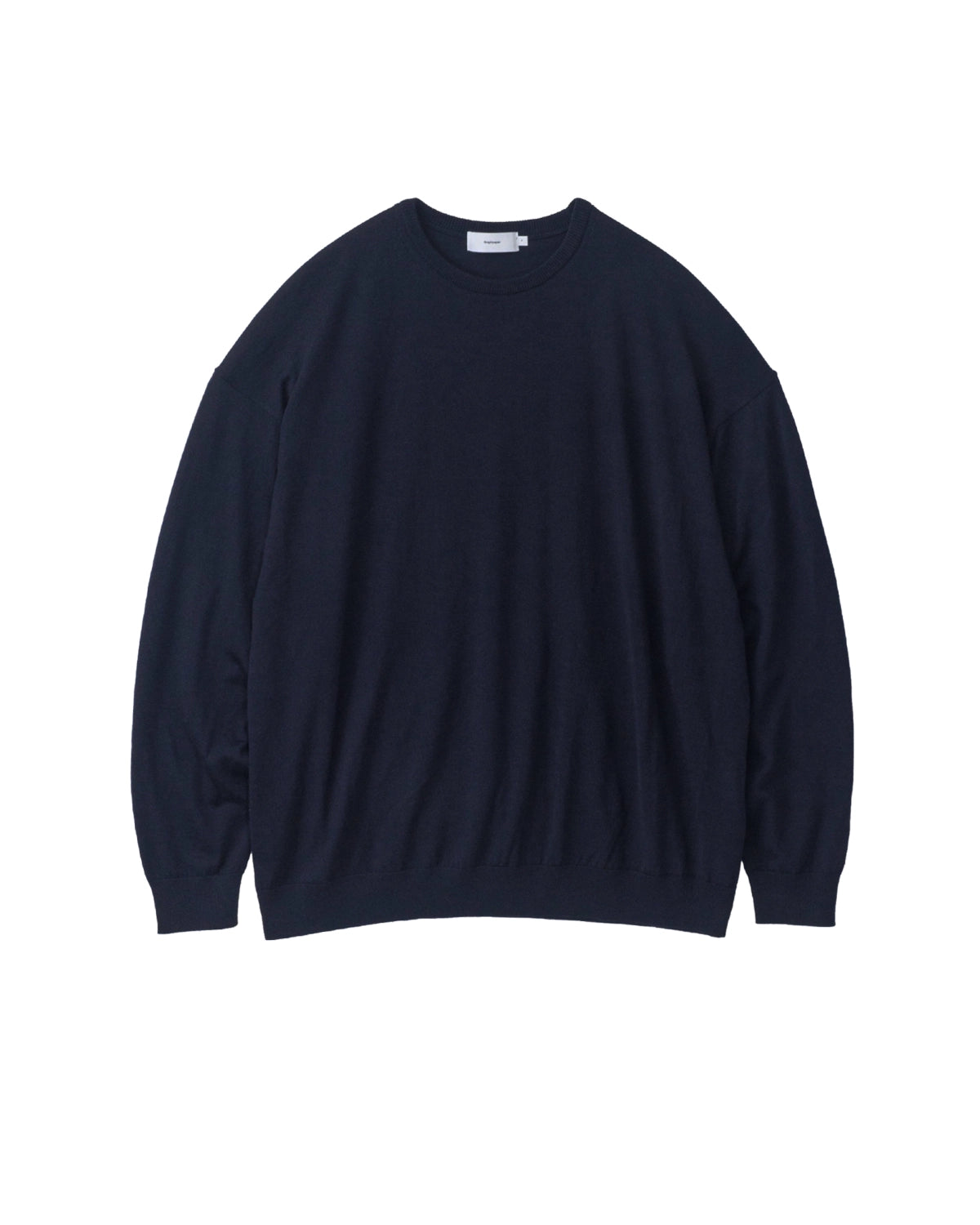 Graphpaper / High Gauge L/S Oversized Crew Neck Knit (GU263-80556B)