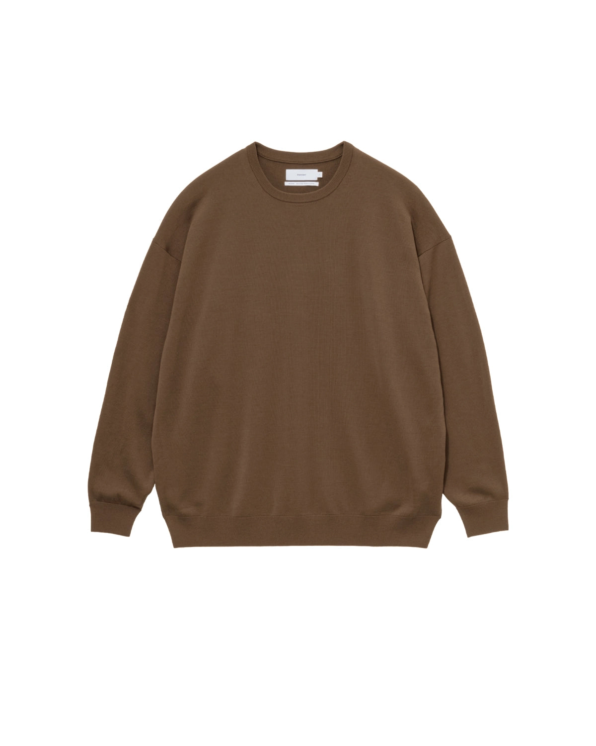 Graphpaper / High Gauge L/S Oversized Crew Neck Knit (GU263-80556C)