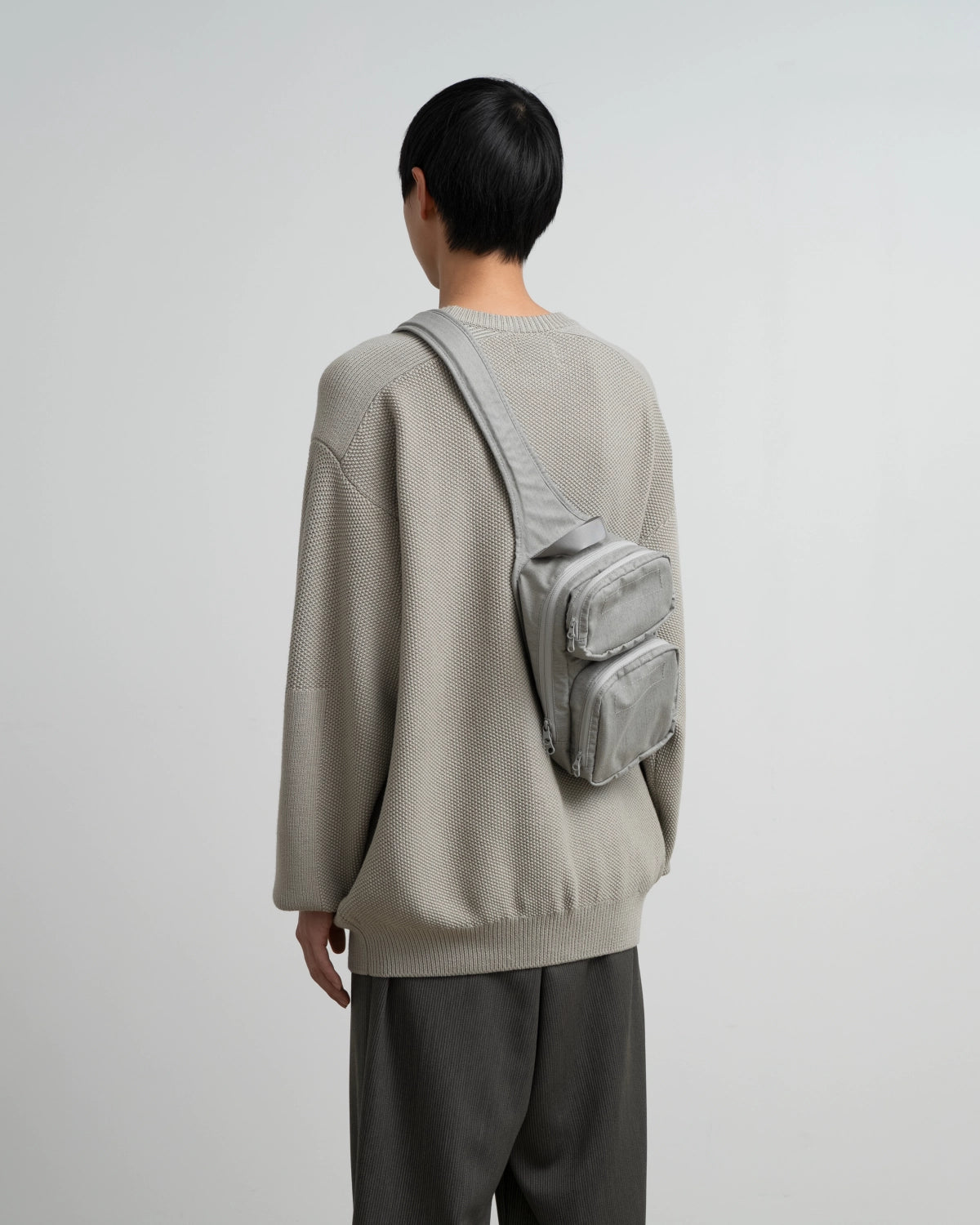 Graphpaper / Fine Wool Saxony Small Shoulder Bag (GU263-90429)