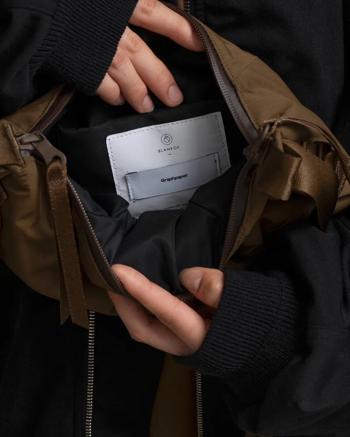 Graphpaper × BLANKOF / Blankof for GP Extra Small Crescent Bag (GU263-90514)