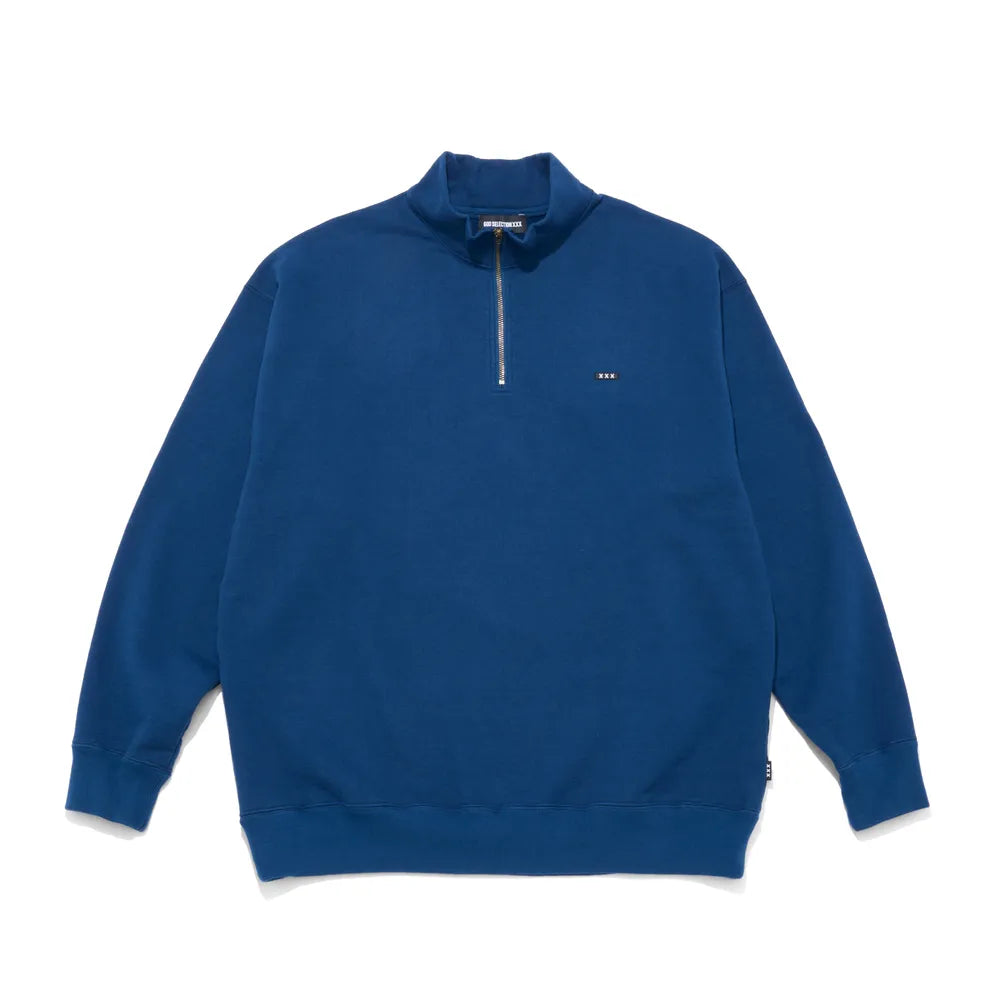 GOD SELECTION XXX / HALF ZIP SWEAT SHIRT (GX-A25-CS-01)