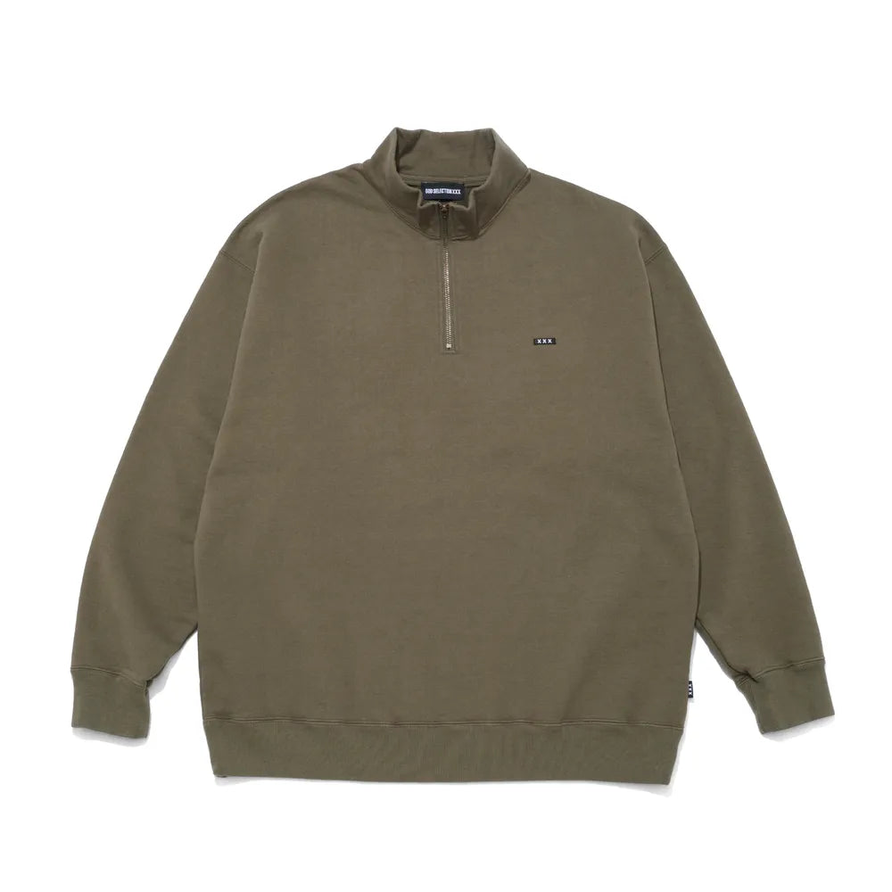 GOD SELECTION XXX / HALF ZIP SWEAT SHIRT (GX-A25-CS-01)