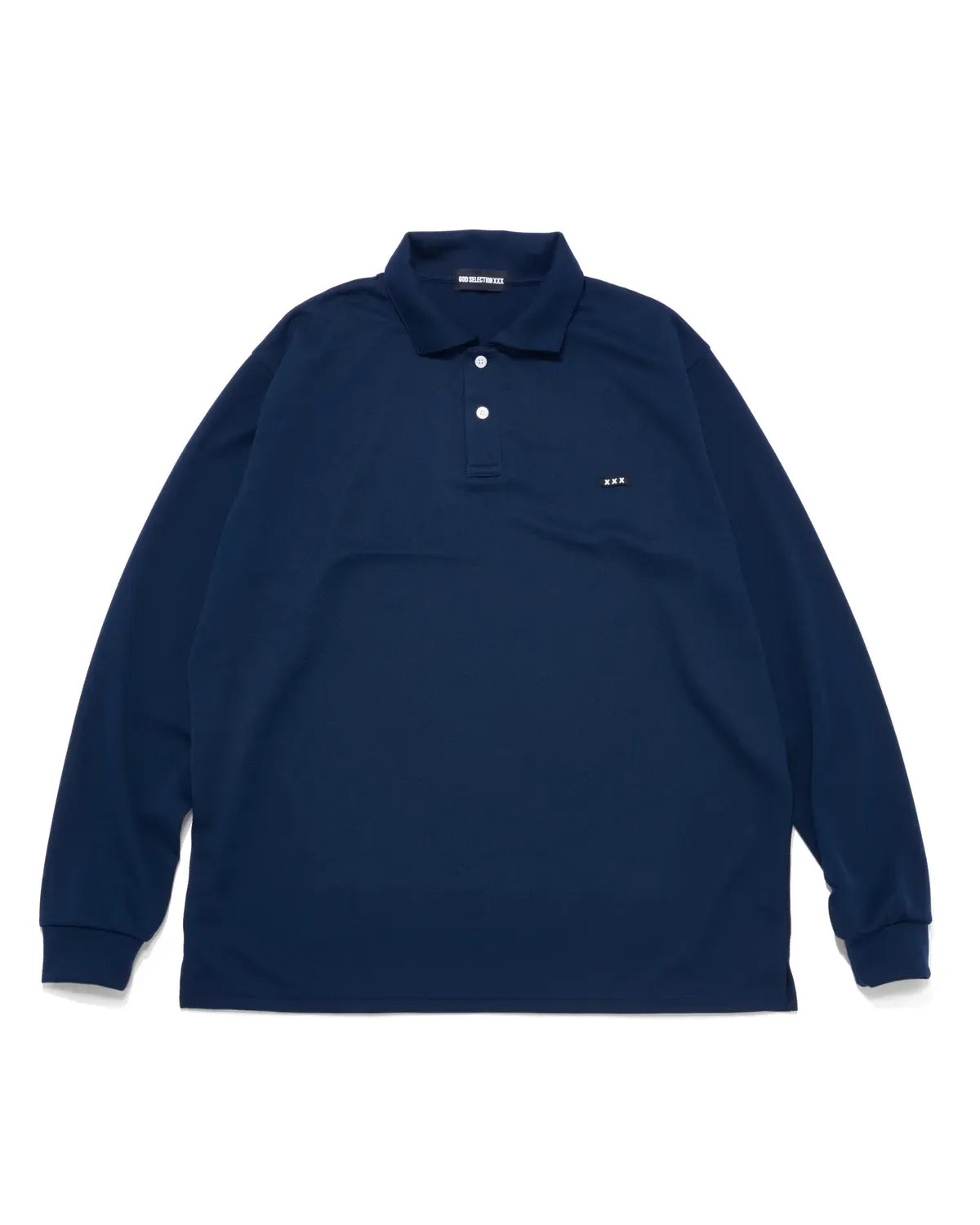 GOD SELECTION XXX / LONG SLEEVE POLO SHIRT (GX-S26-CS-04)