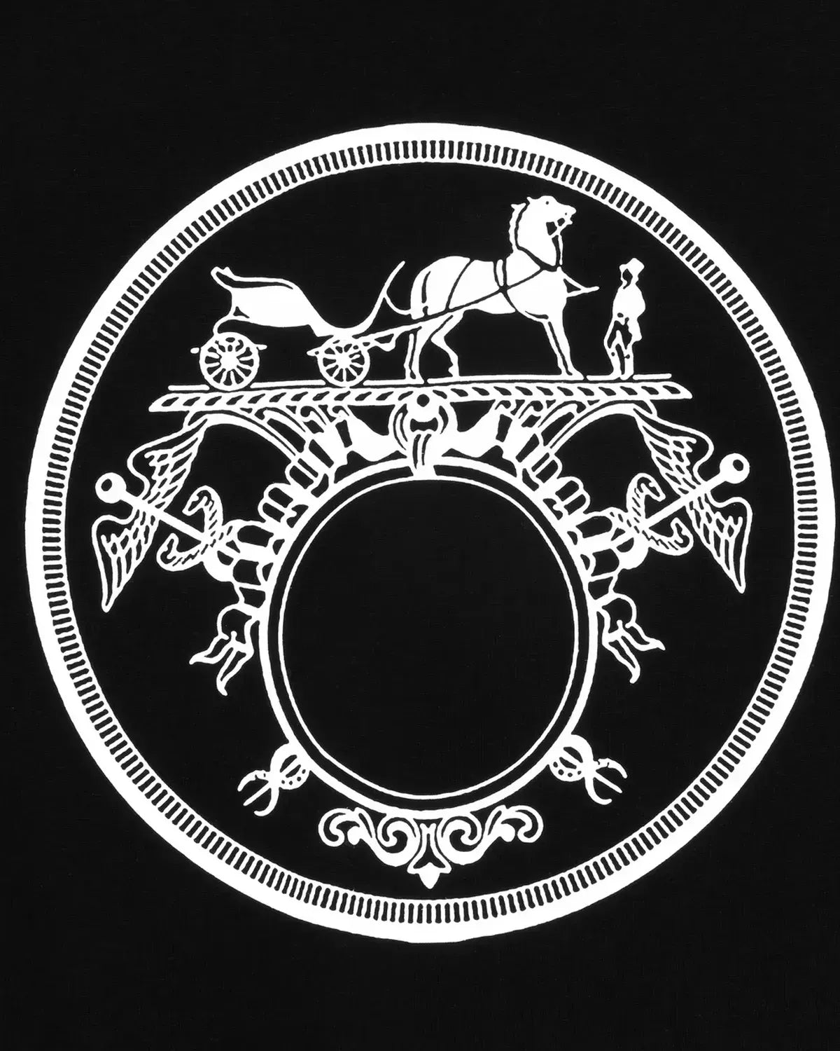 GOD SELECTION XXX / ”Carriage Emblem" Front Logo Tee (GX-S26-ST-05)
