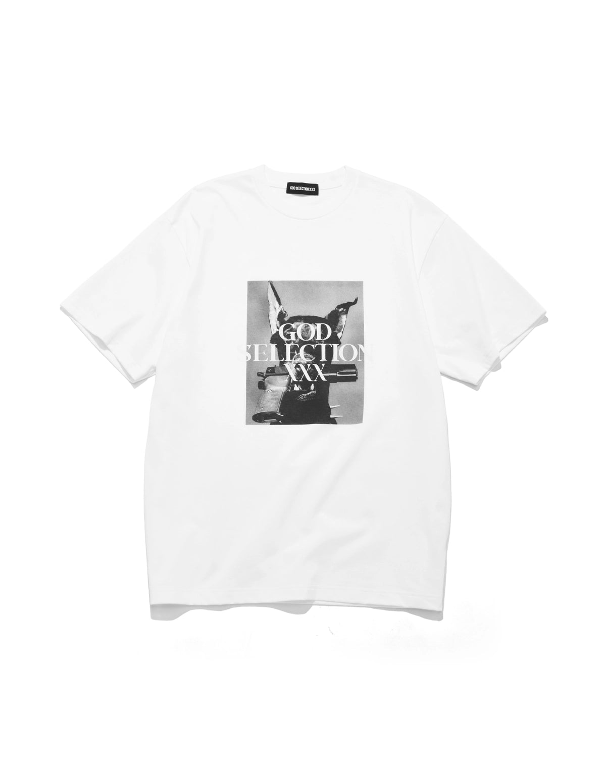 GOD SELECTION XXX / Doberman & Gun Logo Photo Tee (GX-S26-ST-16)