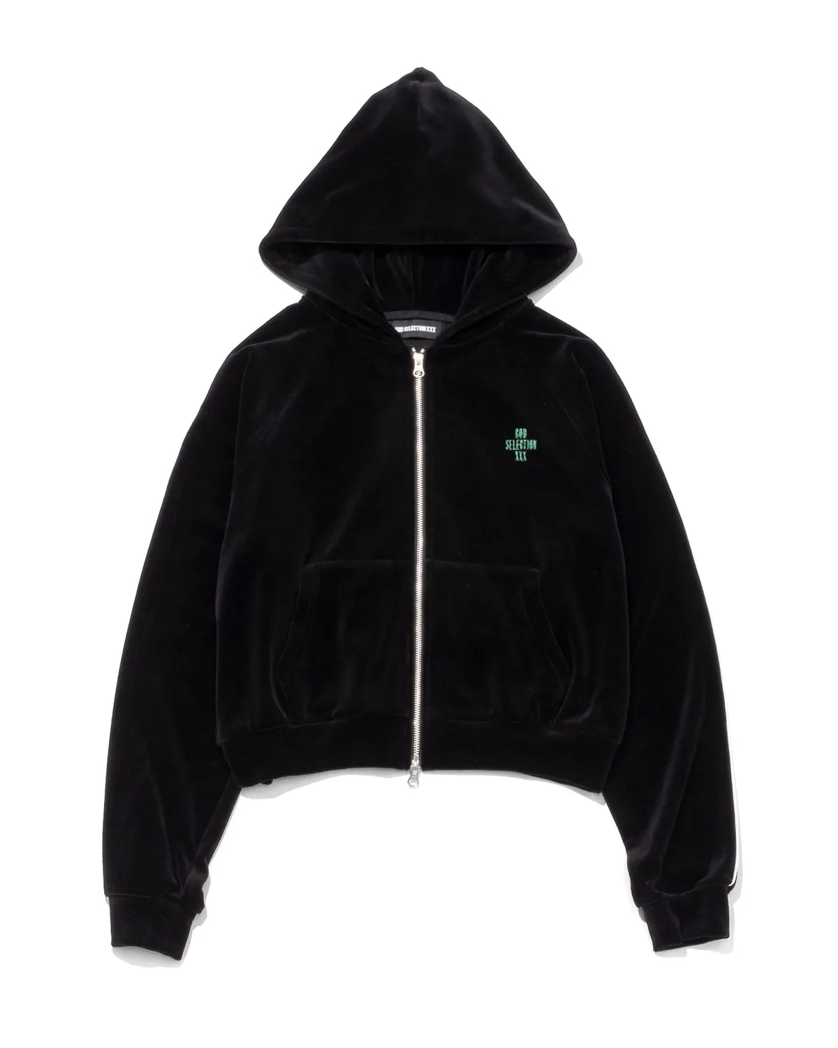 GOD SELECTION XXX / VELOUR ZIP HOODIE (GXL-A26-CS-01)