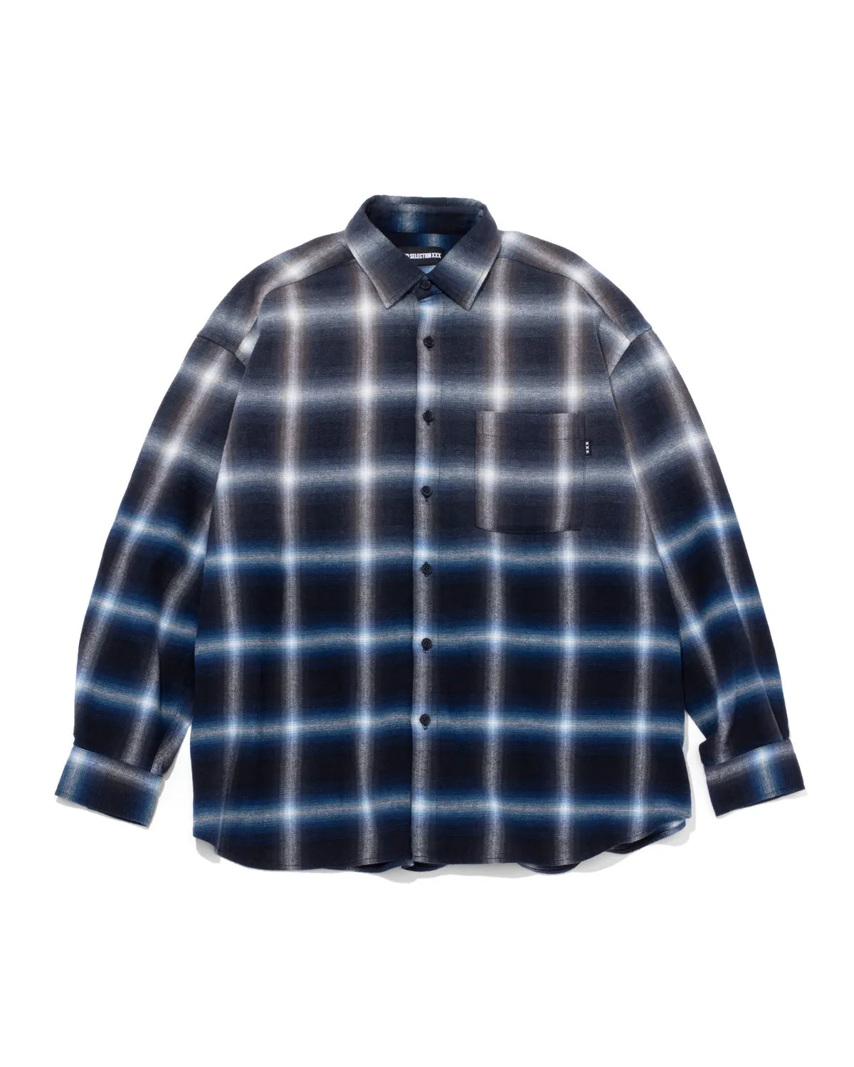 GOD SELECTION XXX / GRADATION CHECK SHIRT (GXL-A26-SH-01)