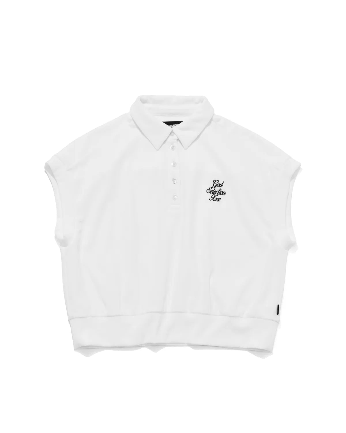 GOD SELECTION XXX / Script Logo Pile Polo Shirt -WOMENS- (GXL-S26-CS-08)