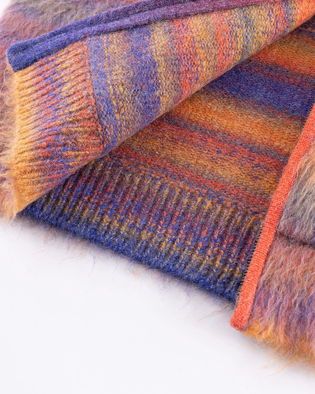 WOKE EDGE / Gradation Mohair Zip Knit (2521-15913-0080002)