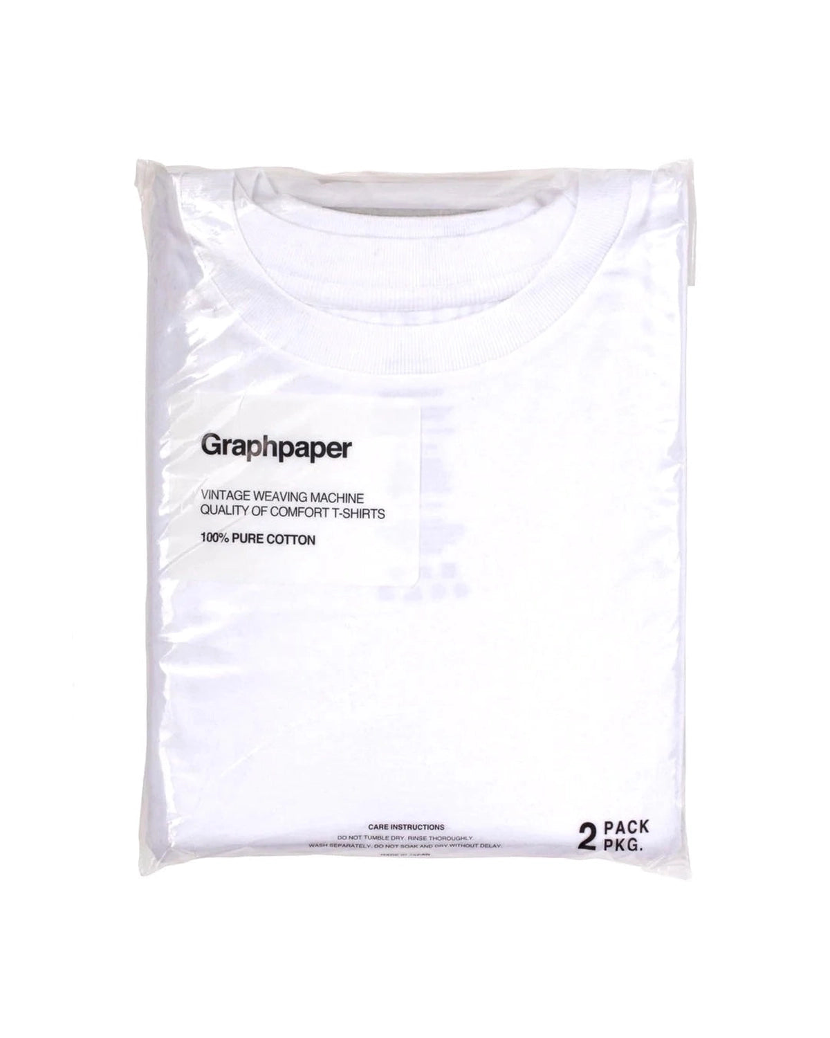 Graphpaper の 2-Pack Crew Neck Tee (GU251-70101B)