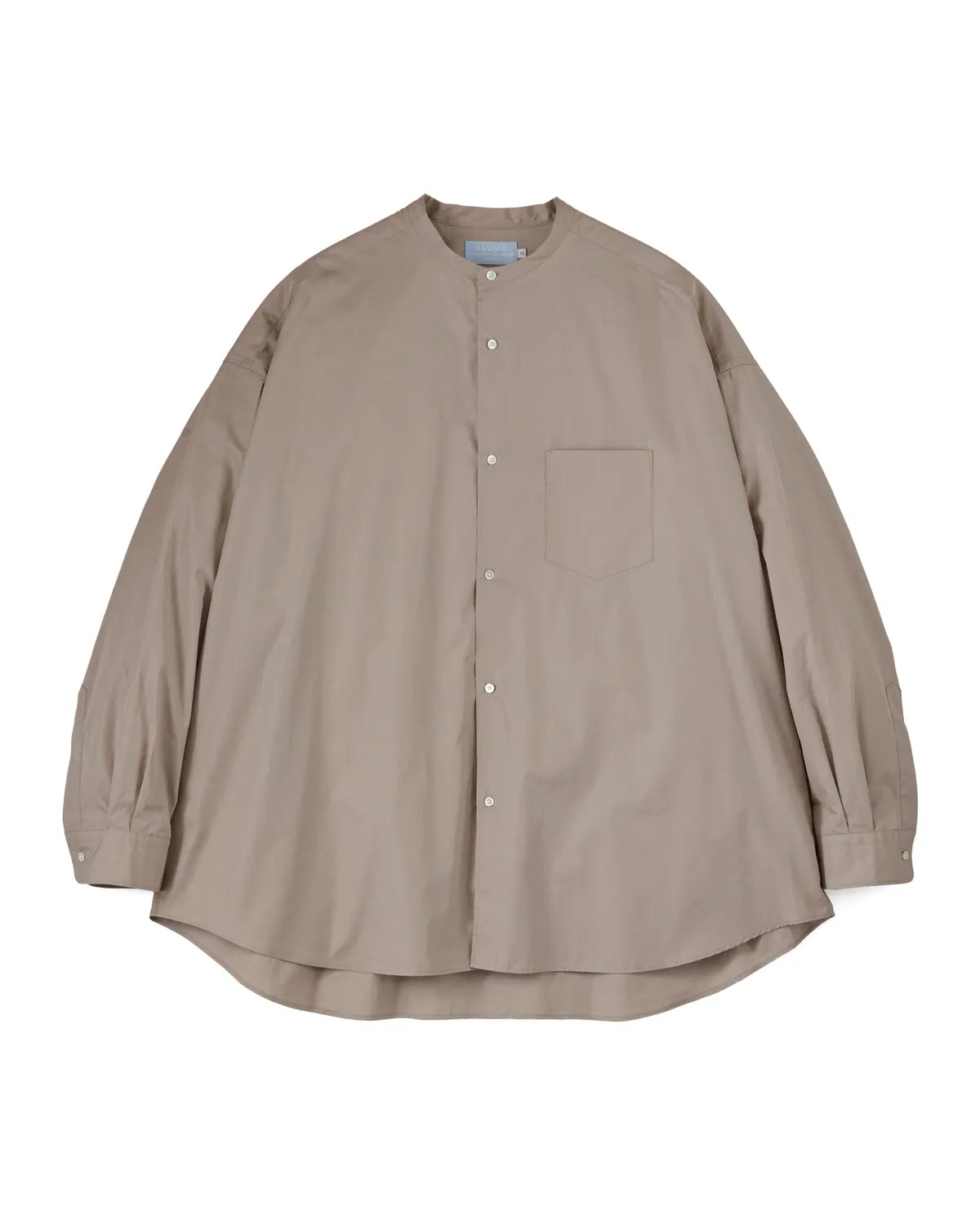 Graphpaper の ALUMO for GP L/S Oversized Band Collar Shirt (GM251-50096C)