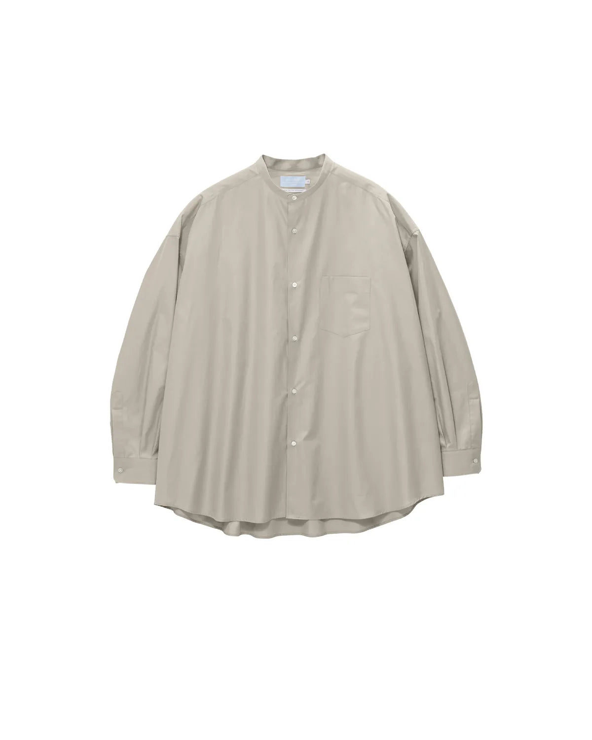 Graphpaper の ALUMO for GP L/S Oversized Band Collar Shirt (GM263-50231)