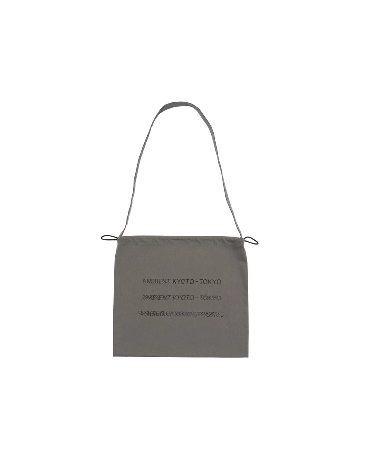 Graphpaper の AMBIENT KYOTO-TOKYO for Graphpaper Voile Gabardine Drawstring Bag (GU263-90657AB)