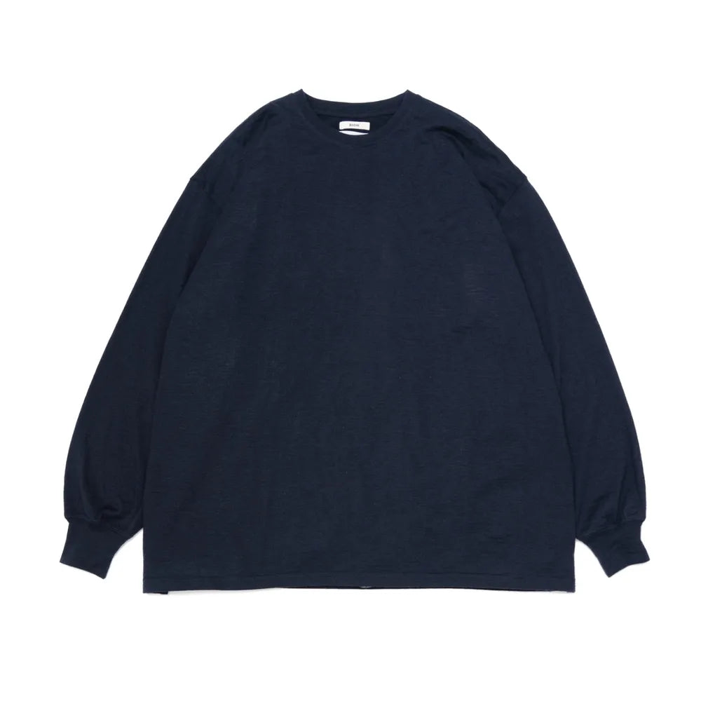 Graphpaper  × BODHI for Graphpaper BIG Extra Fine Cashmere L/S Tee (BODU243-70010)