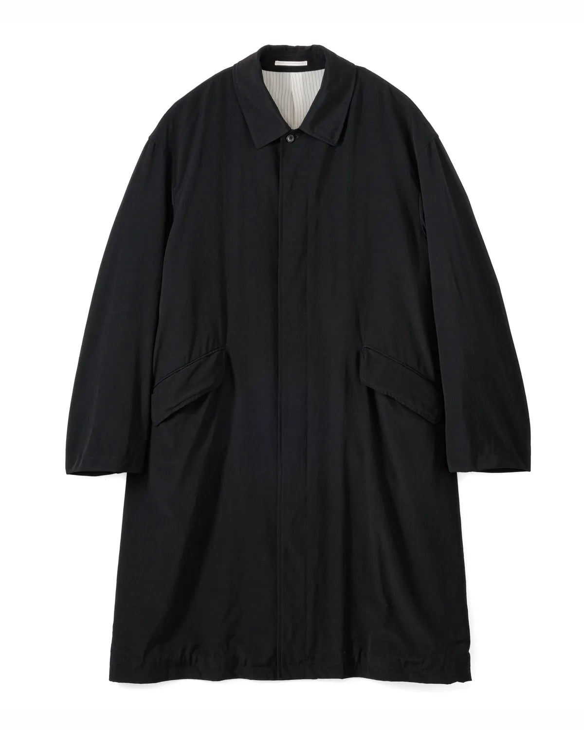 Graphpaper の Boild Wool Oversized Bal Collar Coat (GU251-10265)