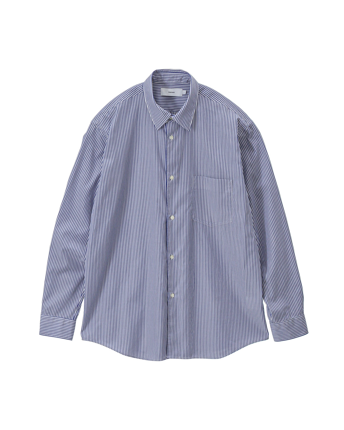 Graphpaper の Broad Stripe Regular Collar Shirt (GM254-50021STB)