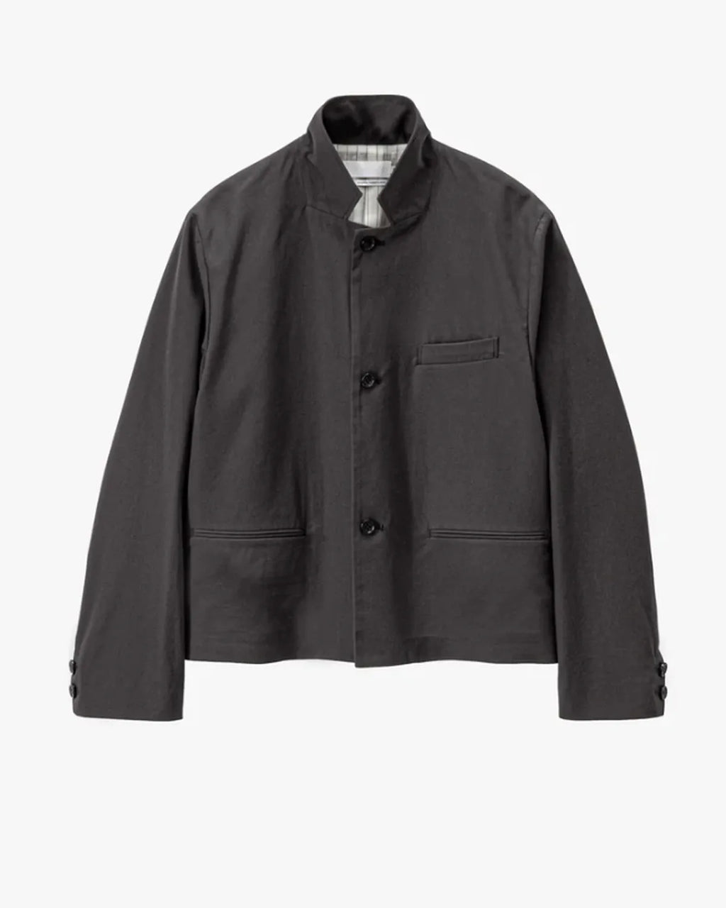 Graphpaper / Brushed Cotton Gabardine Stand Collar Jacket | 公式 Graphpaper / Brushed Cotton Gabardine Stand Collar Jacket | 公式
