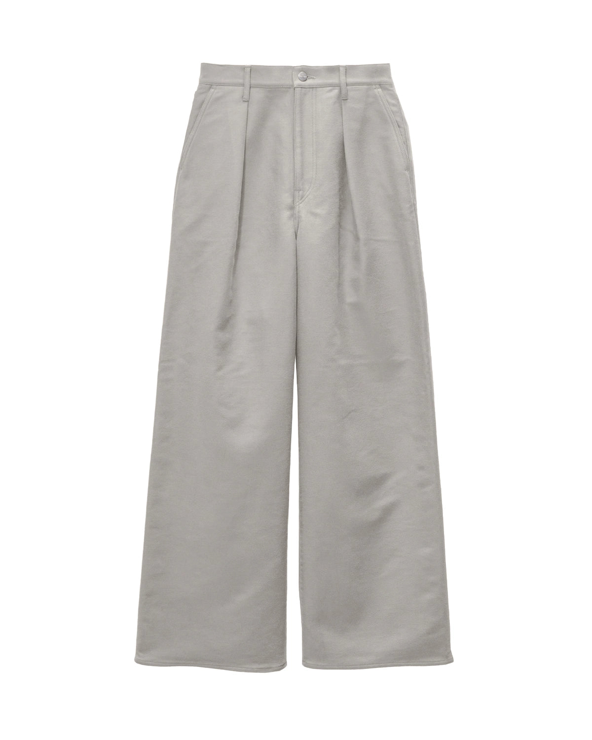 Graphpaper の Cotton Double Serge Two Tuck Wide Pants (GL263-40454)
