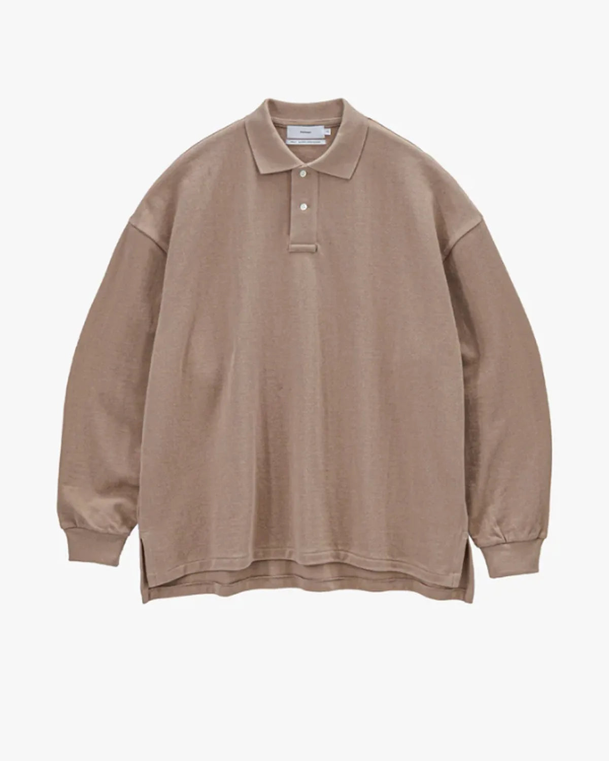 Graphpaper の Cotton Pique Jersey L/S Polo (GM261-70417)