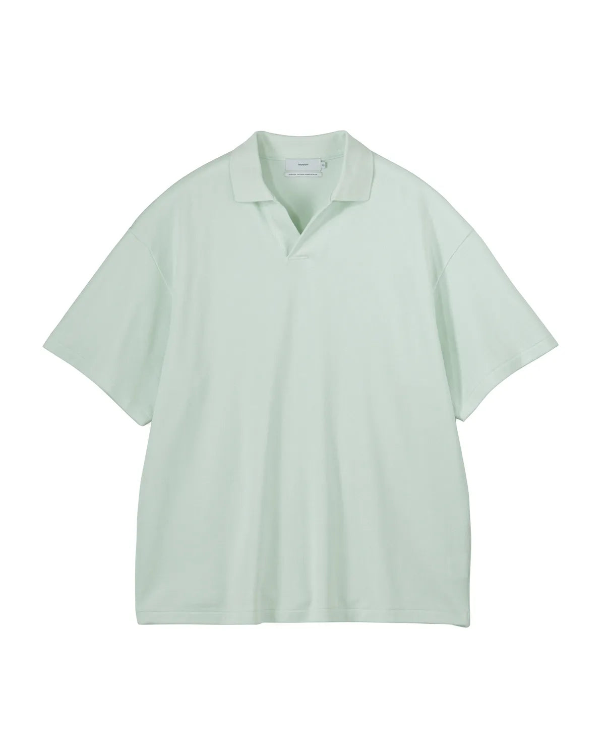Graphpaper の Cotton Pique Jersey S/S Skipper Polo (GM251-70057)