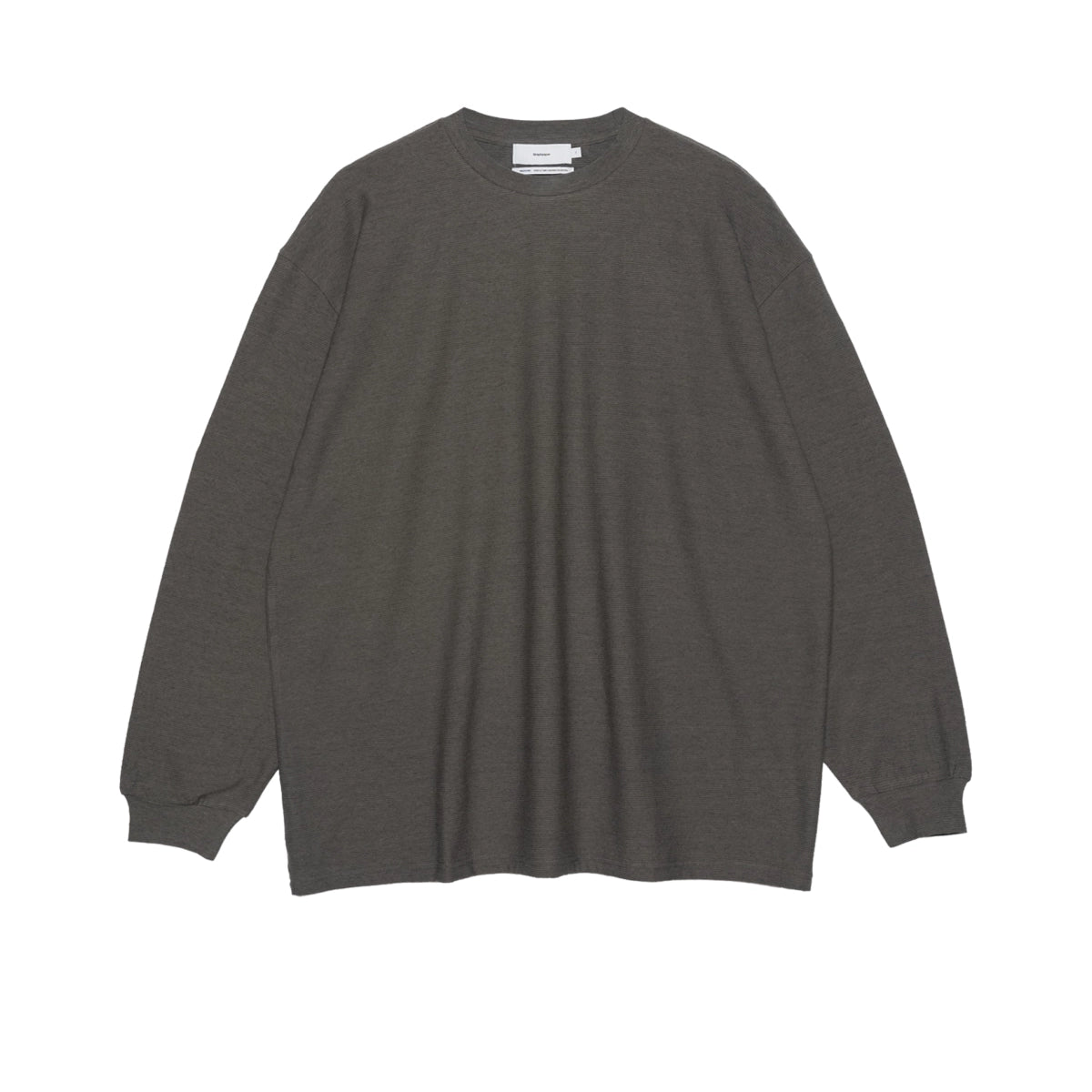 Graphpaper / Cotton Wool Ripple Crew Neck L/S Tee | 公式通販・JACK