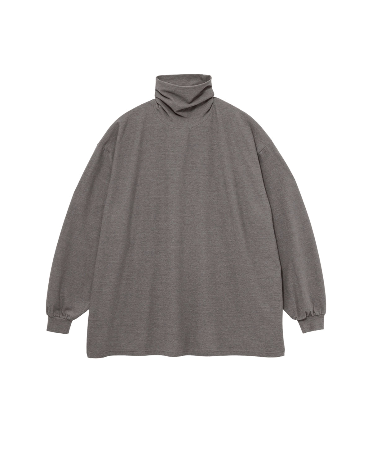 Graphpaper の Cotton Wool Ripple High Neck L/S Tee (GM263-70305)