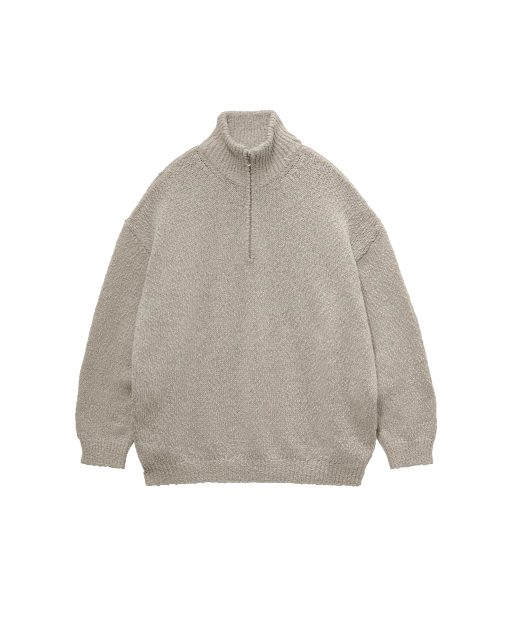 Graphpaper / Cotton Wool Slub Oversized Half Zip Knit | 公式通販