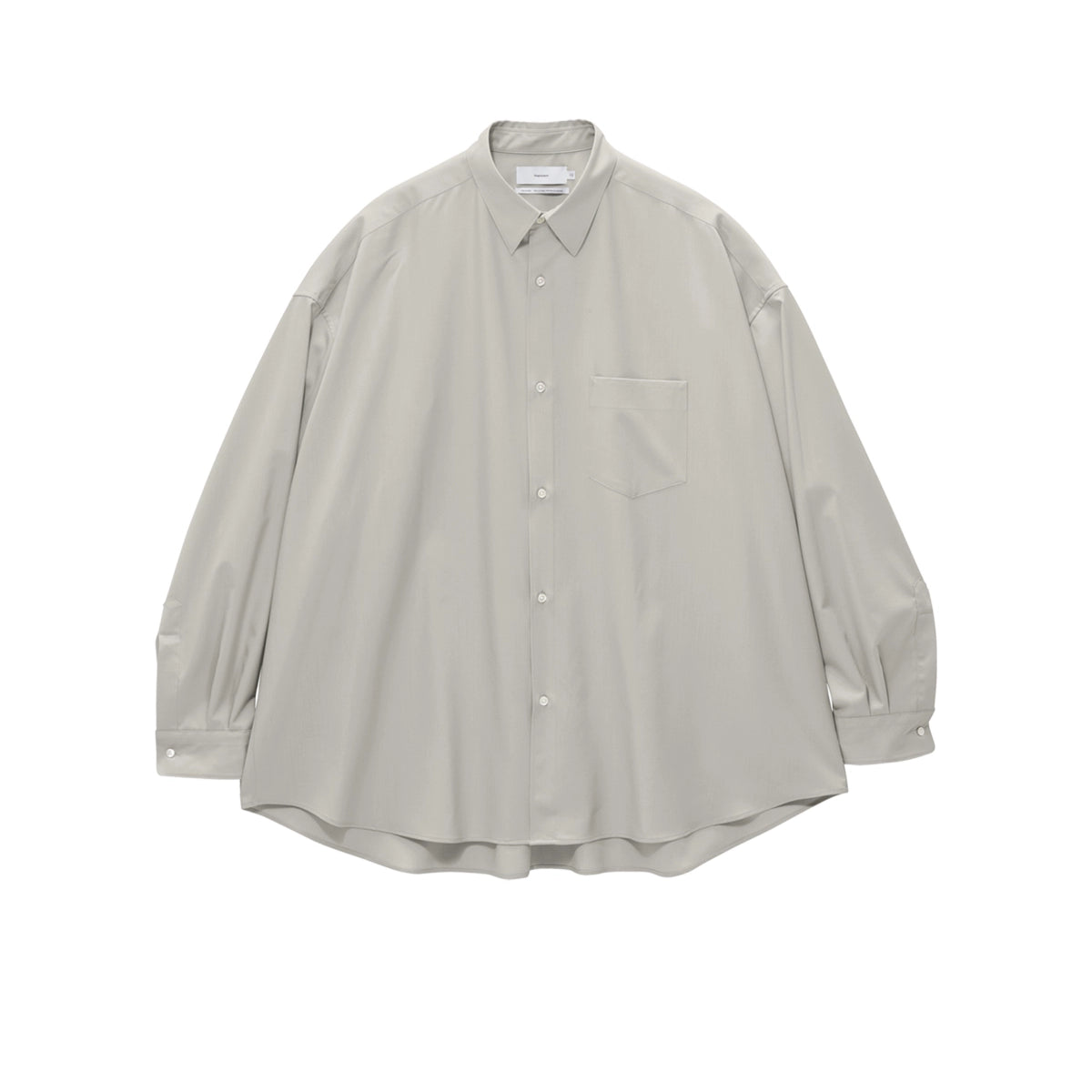 Graphpaper / Extra Fine Wool L/S Oversized Regular Collar Shirt
