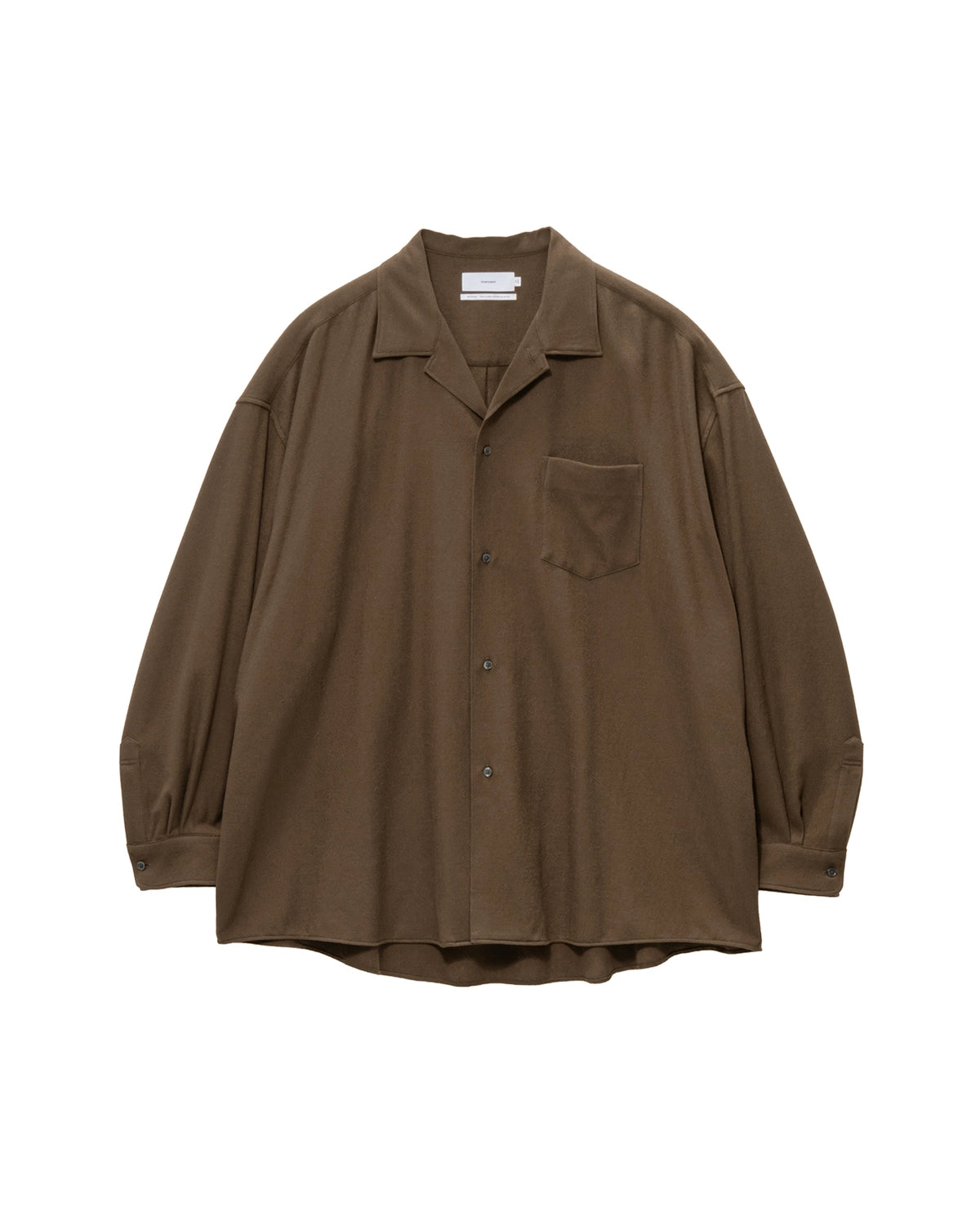 Graphpaper の Extra Fine Wool Lawn L/S Sleeping Shirt (GM263-50331)