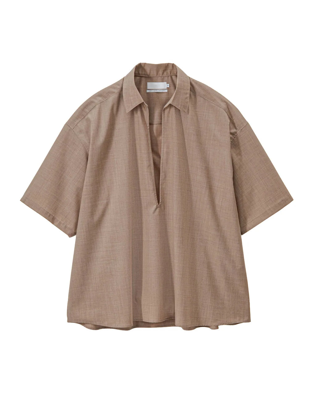 Graphpaper（グラフペーパー） / Fine Wool Heather S/S Skipper Shirt