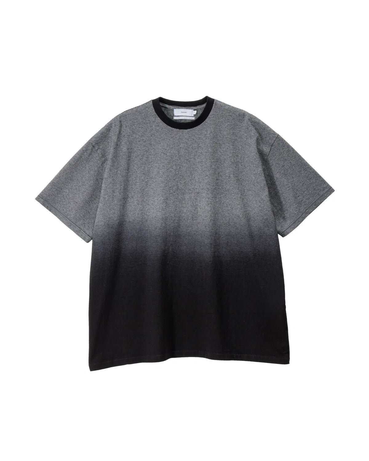 Graphpaper の Gradient Border S/S Tee (GU253-70512)