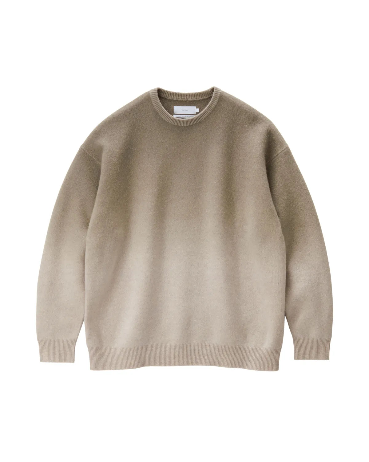 Graphpaper の Gradient Dyed Wool Crew Neck Knit (GU253-80492)