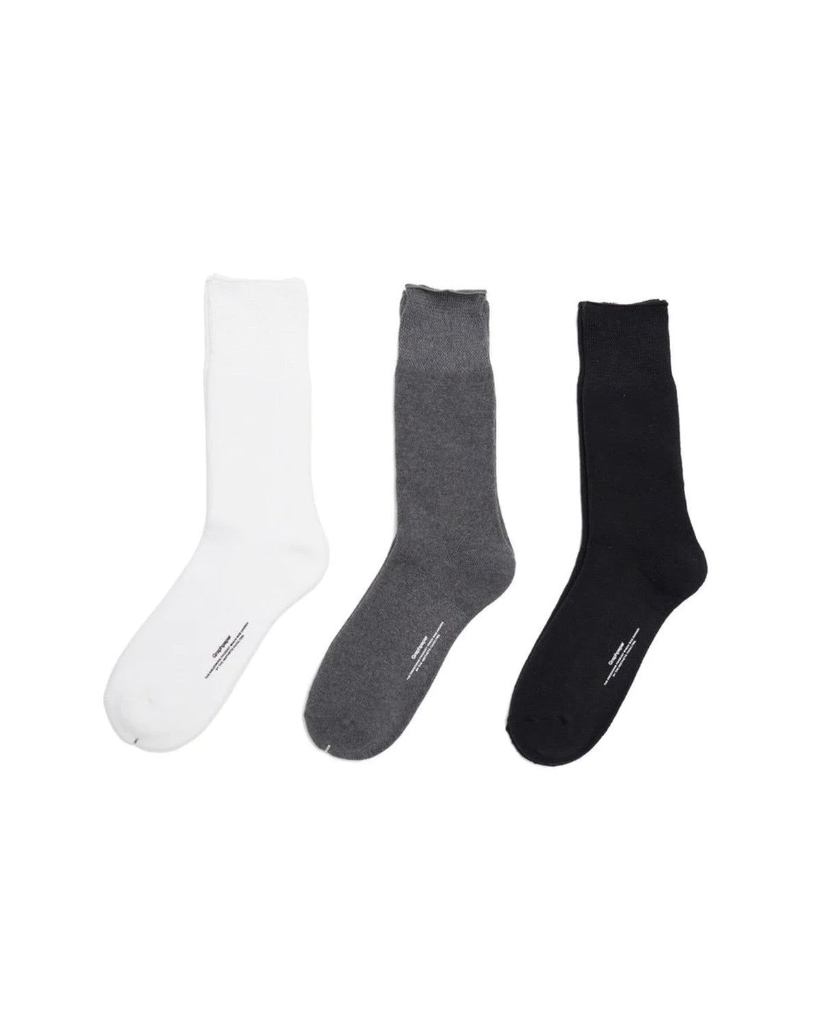 Graphpaper の Graphpaper 3-Pack Socks (GU251-90227B)