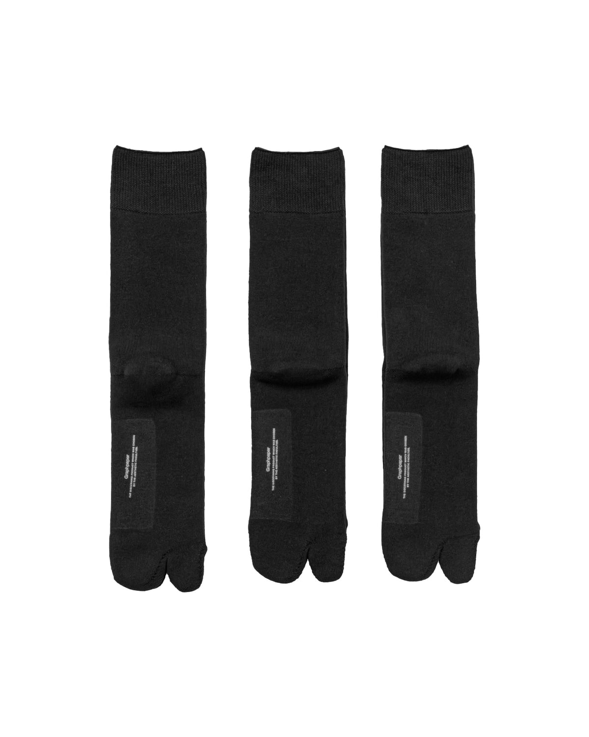 Graphpaper のGraphpaper TABI 3-Pack Socks (GU251-90228B)