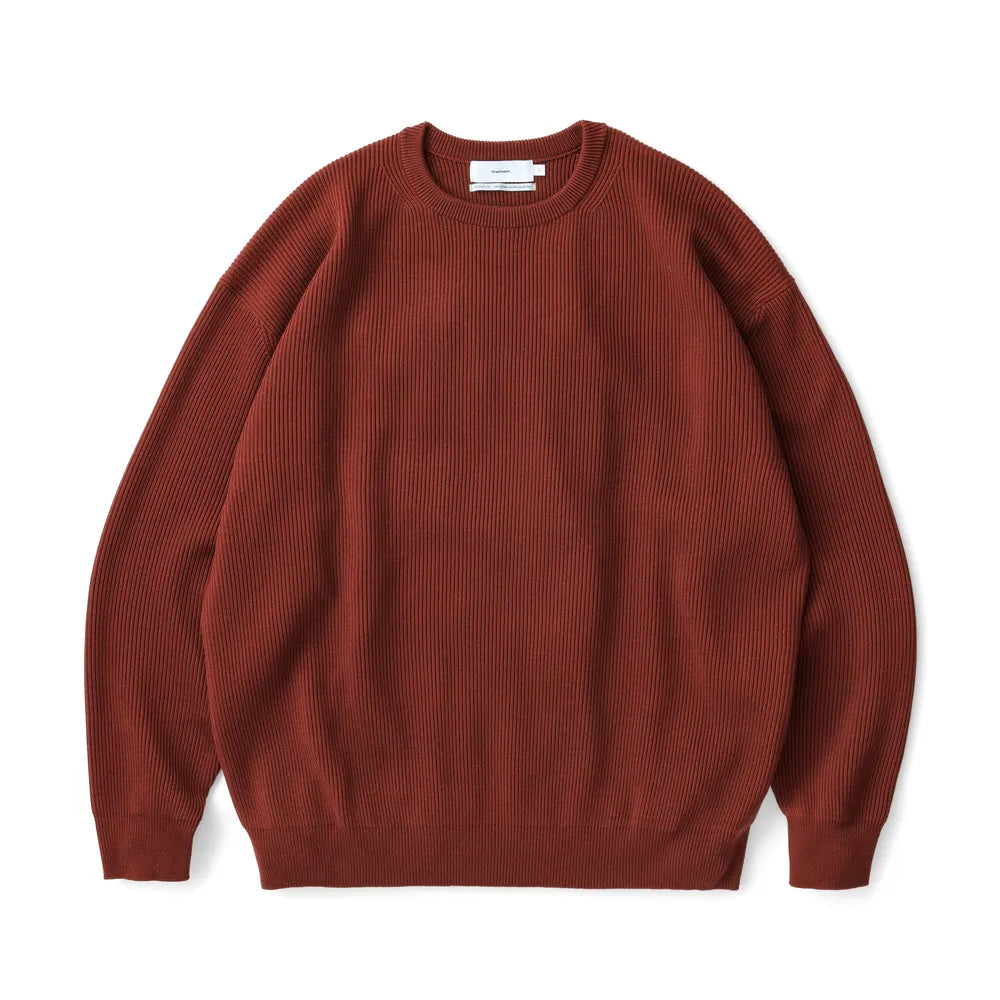 Graphpaper の High Density Crew Neck Knit (GU243-80092C)