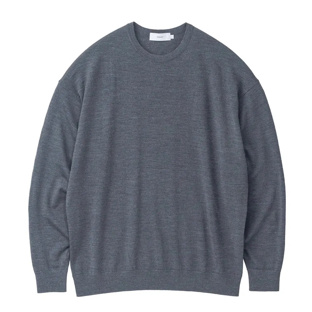 Graphpaper の High Gauge L/S Crew Neck Knit (GM243-80312B)