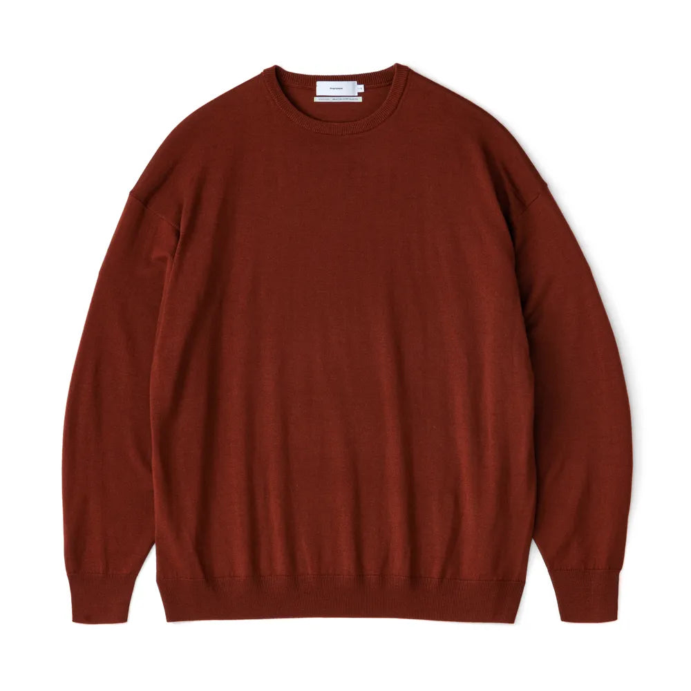Graphpaper の High Gauge L/S HCrew Neck Knit (GU243-80312C)