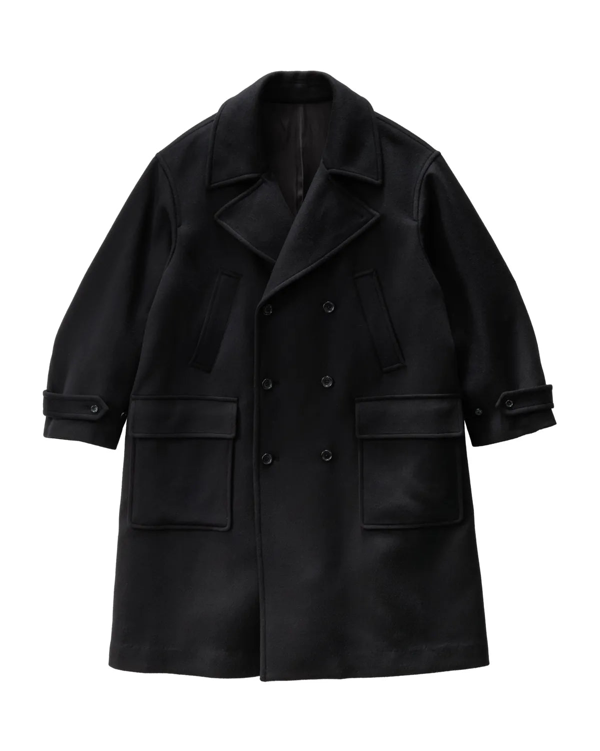 Graphpaper の Light Melton Pea Coat (GM253-10266B)