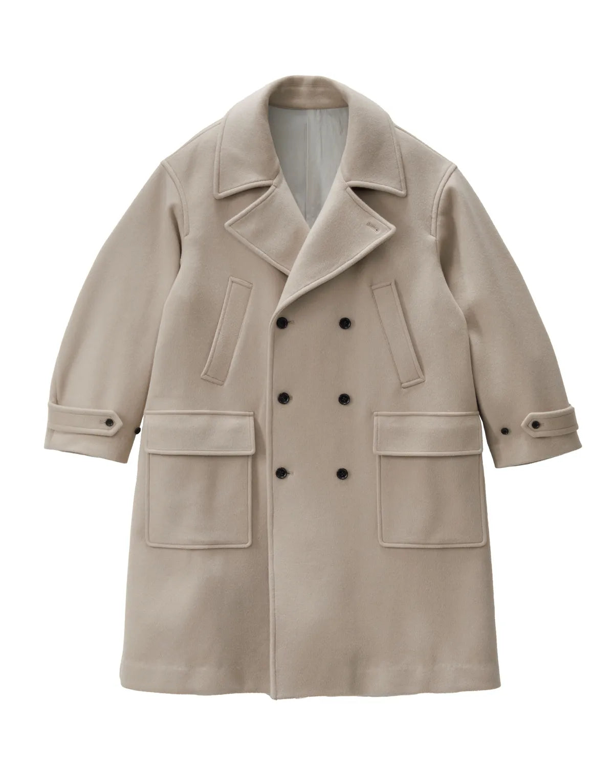 Graphpaper の Light Melton Pea Coat (GM253-10266C)