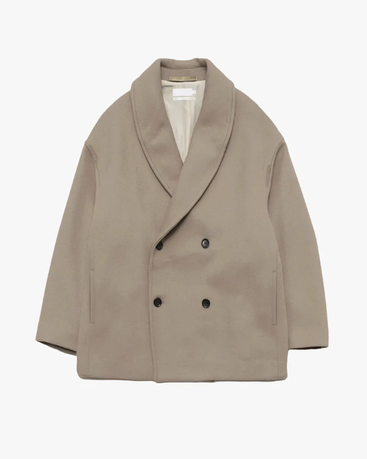 Graphpaper の Light Melton Shawl Collar Coat (GL253-10267C)