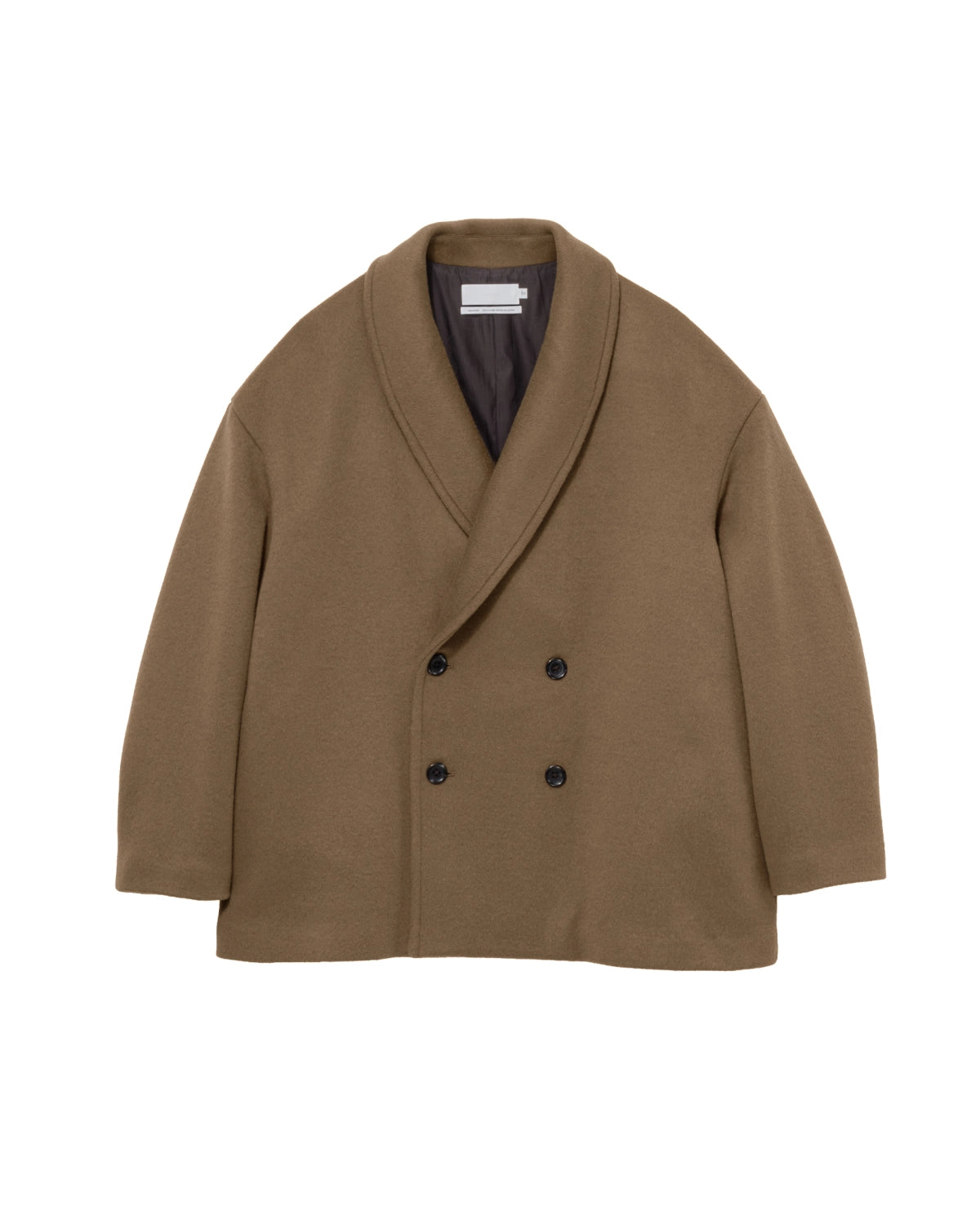 Graphpaper の Light Melton Shawl Collar Coat (GL263-10422C)