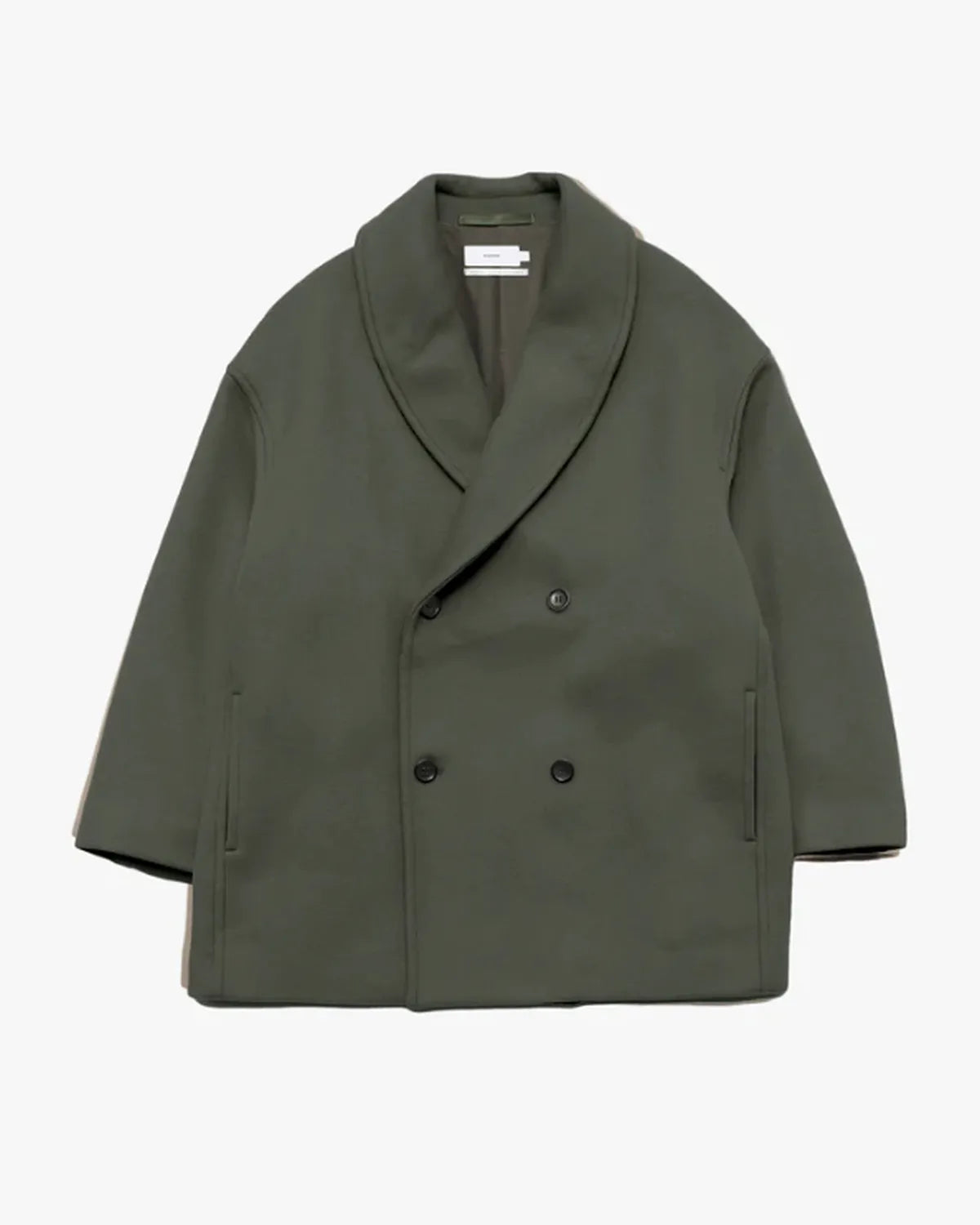 Graphpaper の Light Melton Shawl Collar Coat (GM253-10268C)
