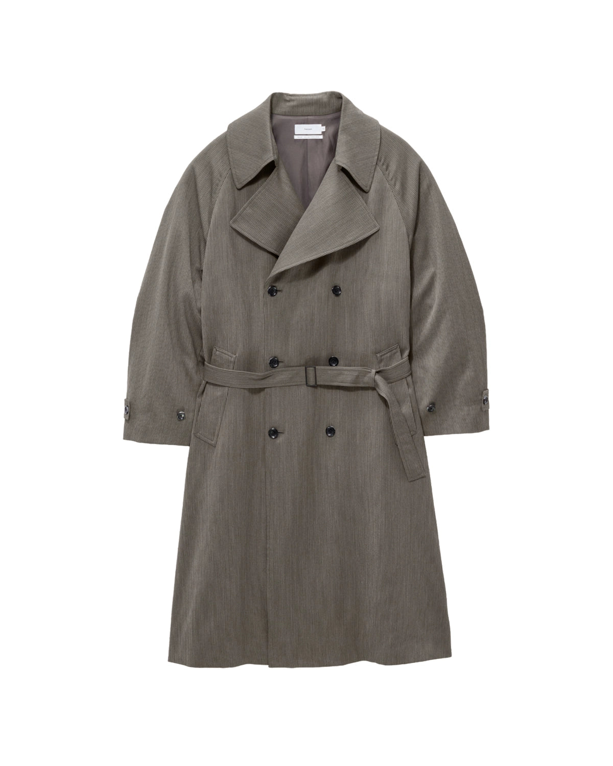 Graphpaper の Melange Pique Insulated Trench Coat (GM263-10440)