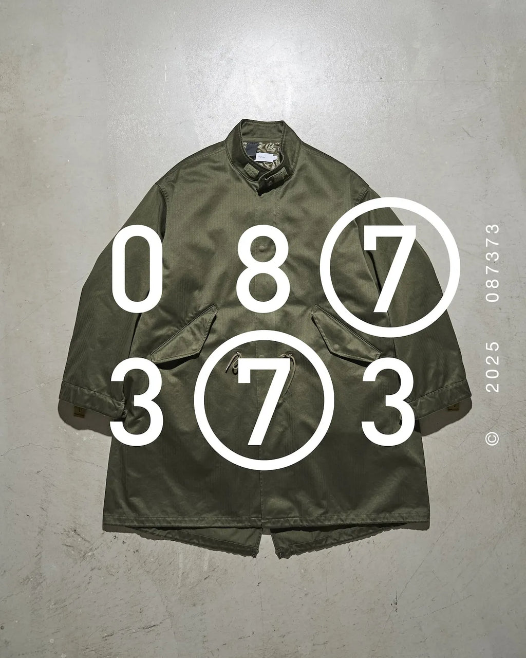 Graphpaper × N.HOOLYWOOD / Suvin Herringbone Fishtail Mods Coat (GM254