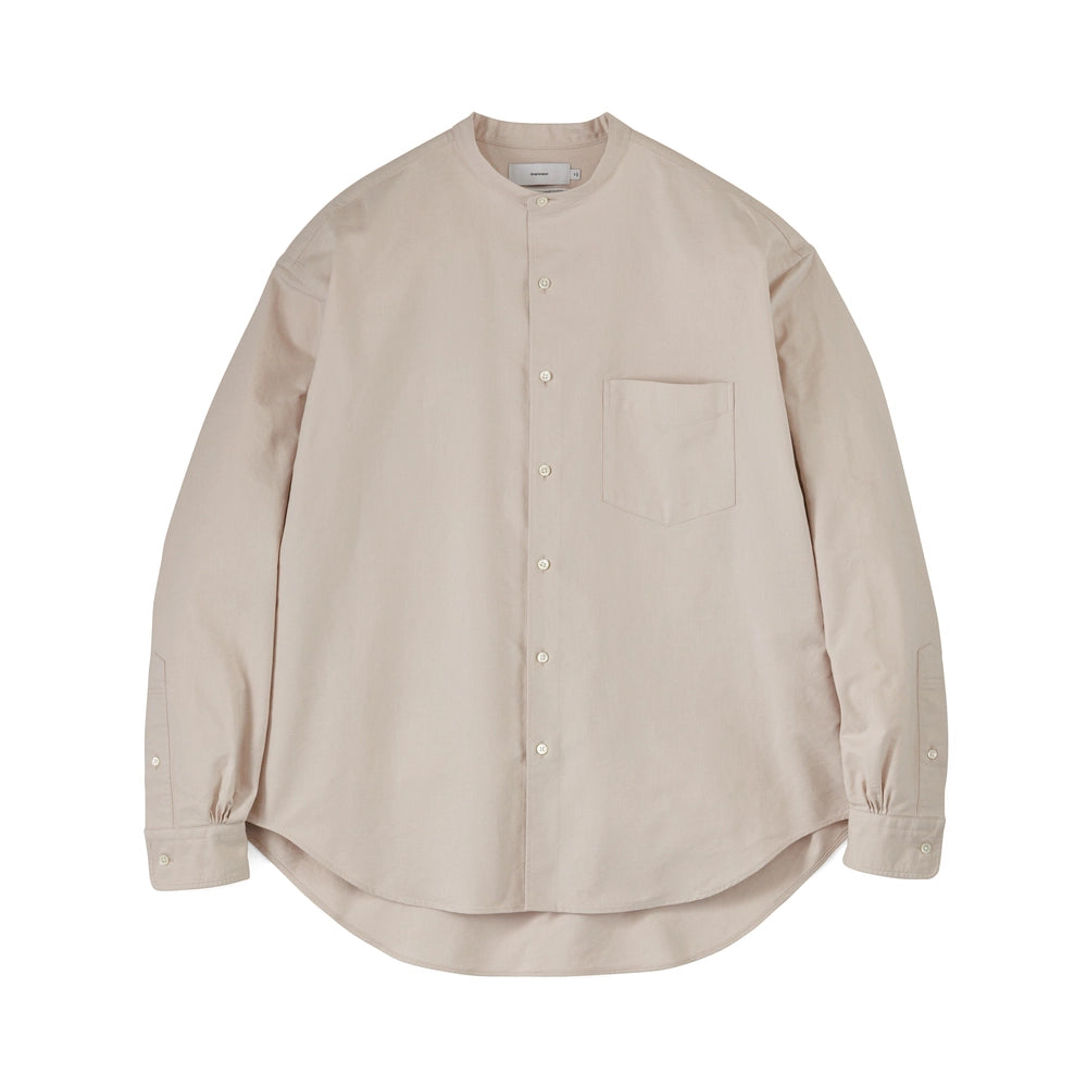 Graphpaper の Oxford L/S Band Collar Box Shirt (GM251-50028C)