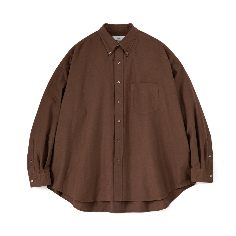 Graphpaper の Oxford L/S Oversized B.D Shirt (GM251-50021C)